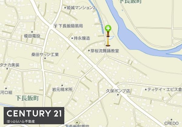 高台に位置する土地