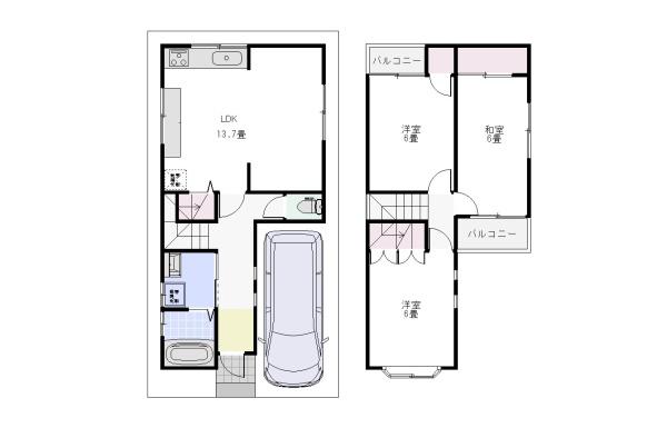 寝屋川市高倉２丁目の中古一戸建