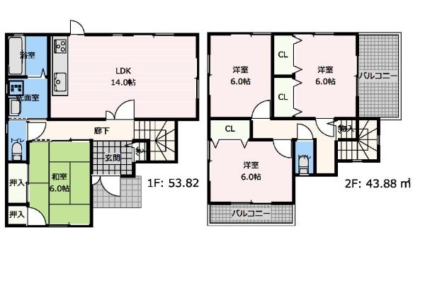 橿原市常磐町　中古戸建