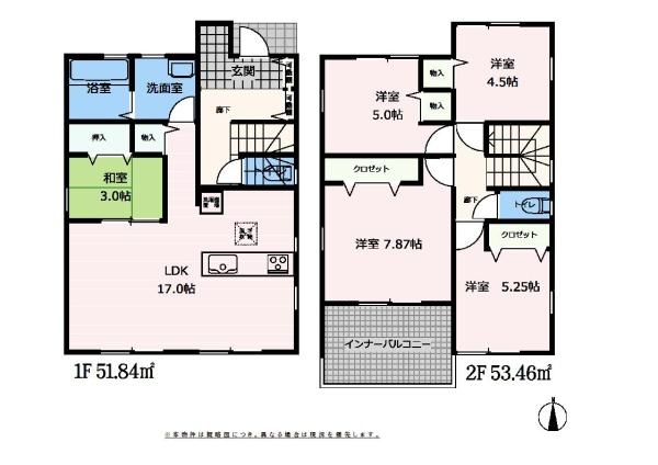 桜井市大字阿部　新築戸建　1号棟