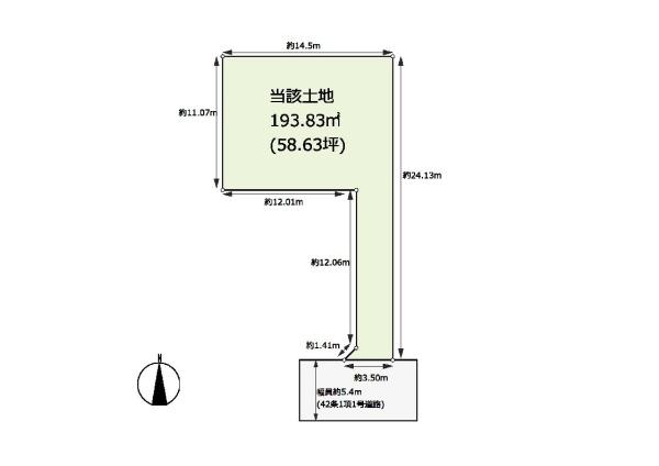 橿原市雲梯町の土地