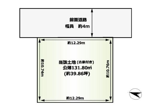 橿原市曲川町7丁目の土地(間取り)