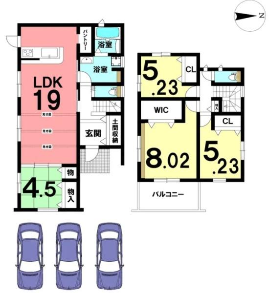 大和高田市大字西坊城　新築戸建　3号地／3区画