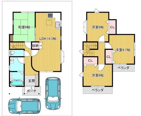 天理市西長柄町の中古一戸建