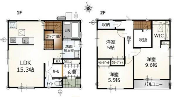 橿原市新口町の中古一戸建