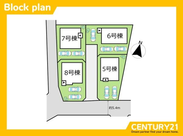 北九州市小倉南区中吉田3丁目　6号棟　全4棟