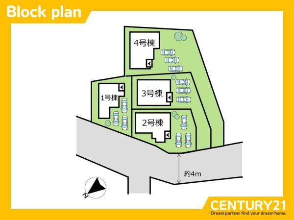 北九州市小倉南区湯川1丁目1期　3号棟　全4棟