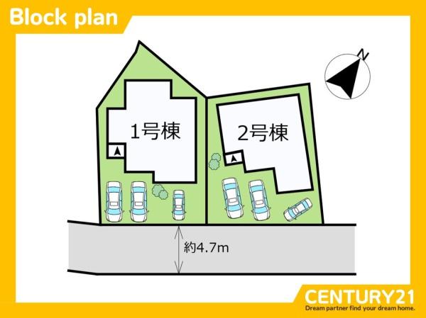 北九州市八幡西区上香月1丁目1期　2号棟　全2棟