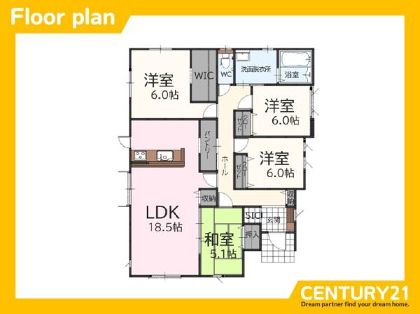 岡垣町中央台1丁目2期　1号棟　全2棟