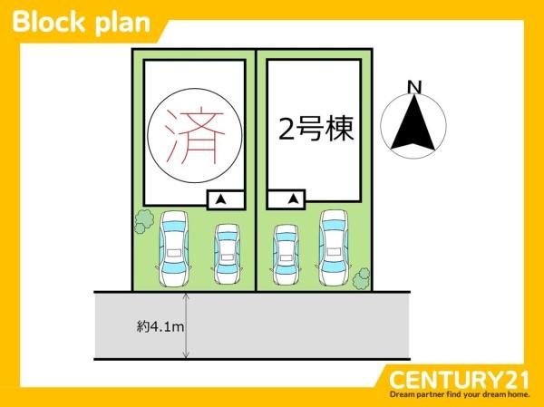 西区小戸3丁目第9 2号棟 全2棟(区画図)