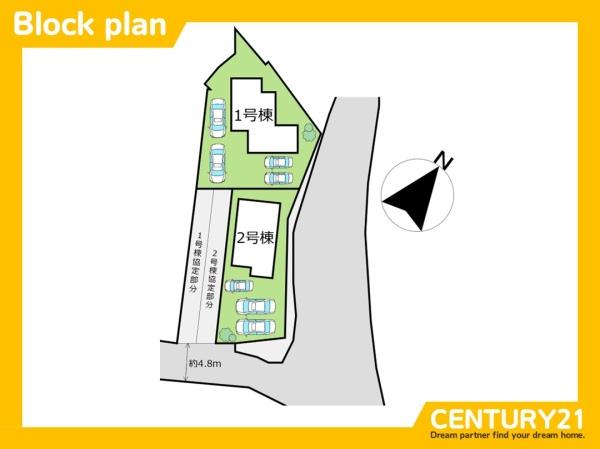 東区香椎駅東1丁目2期 1号棟 全2棟(区画図)
