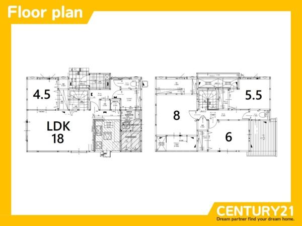水巻町頃末南2丁目2期 全1棟(間取り)