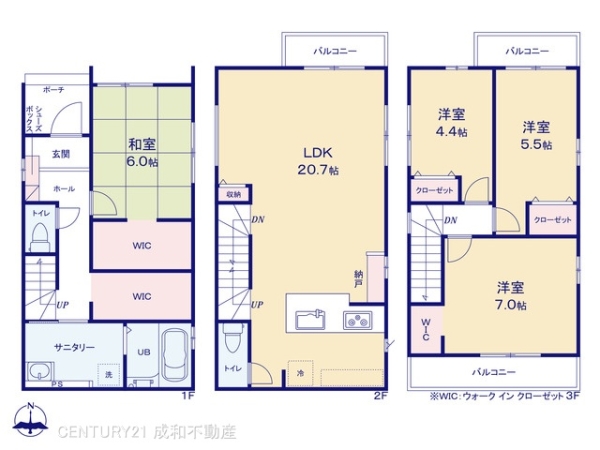 名古屋市中川区中花町の新築一戸建