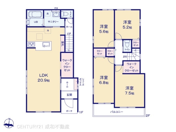 名古屋市中川区東起町５丁目の新築一戸建