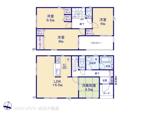 名古屋市守山区大字上志段味字稲堀田新田の新築一戸建