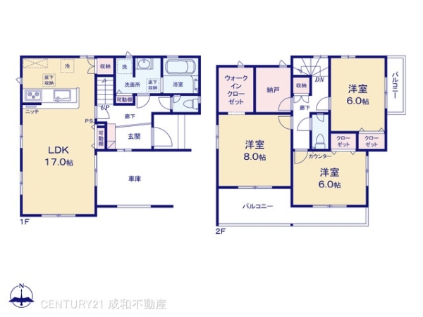 北名古屋市六ツ師大替口の新築一戸建