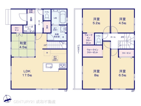 一宮市木曽川町玉ノ井字四ツ辻東の新築一戸建