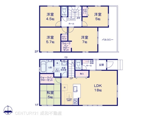 一宮市木曽川町玉ノ井字四ツ辻東の新築一戸建
