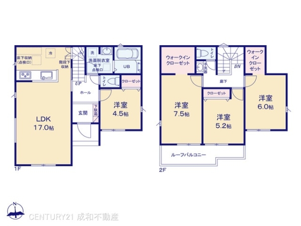 北名古屋市六ツ師北屋敷の新築一戸建