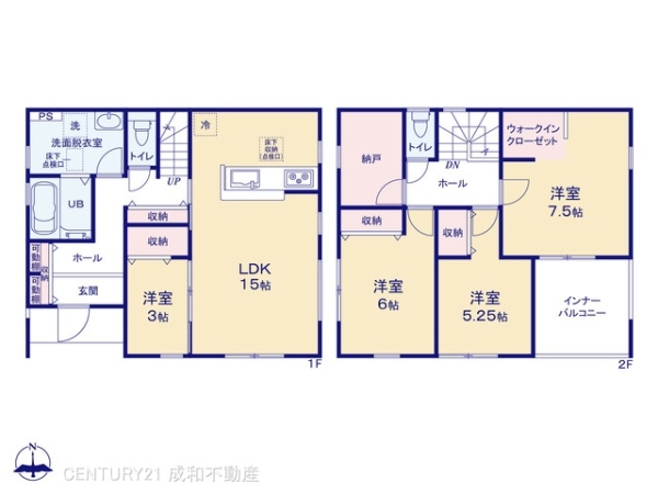 名古屋市北区楠味鋺５丁目の新築一戸建