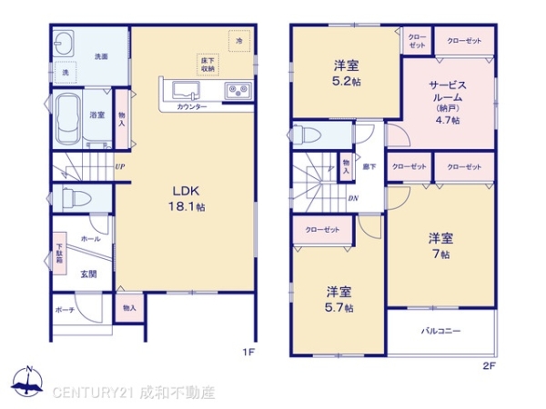 名古屋市港区小碓４丁目の新築一戸建