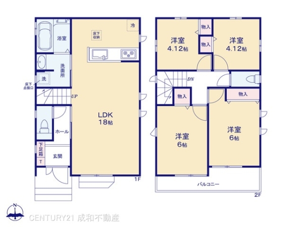 春日井市高蔵寺町３丁目の新築一戸建