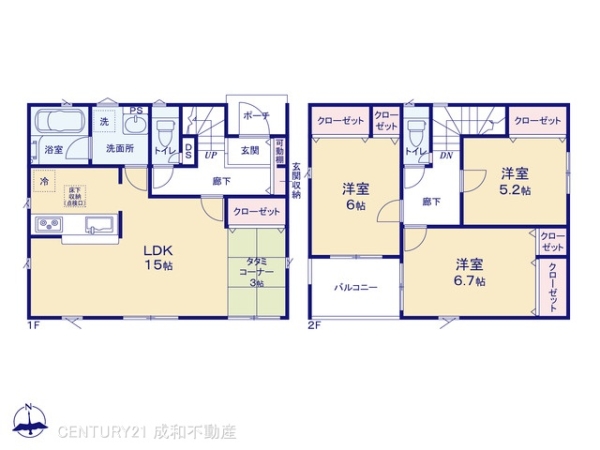 名古屋市北区上飯田南町２丁目の新築一戸建