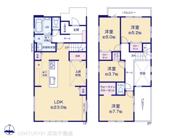 名古屋市北区楠１丁目の新築一戸建