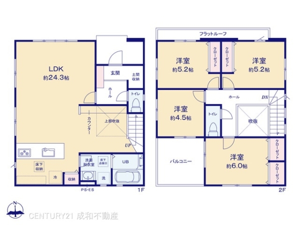名古屋市北区楠１丁目の新築一戸建