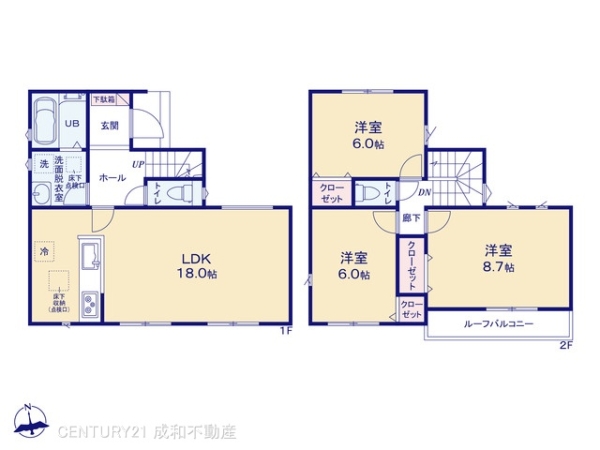 豊明市大久伝町南の新築一戸建