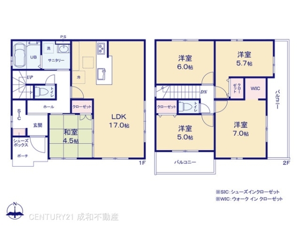 一宮市木曽川町玉ノ井字四ツ辻東の新築一戸建