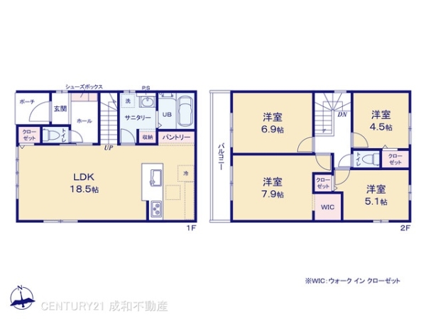小牧市中央３丁目の新築一戸建