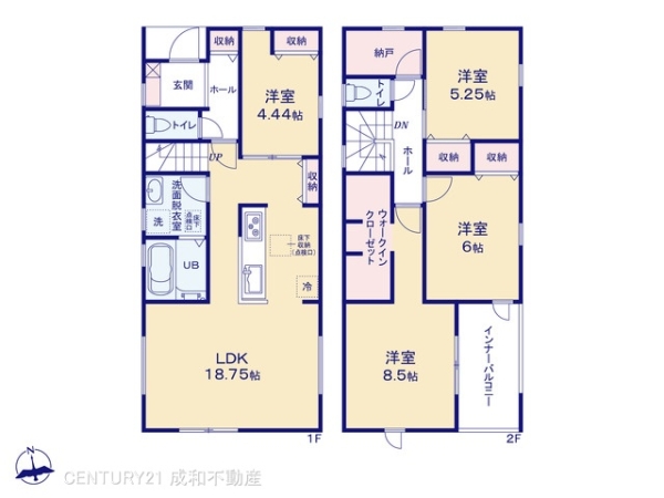 北名古屋市鍜治ケ一色西一丁目の新築一戸建