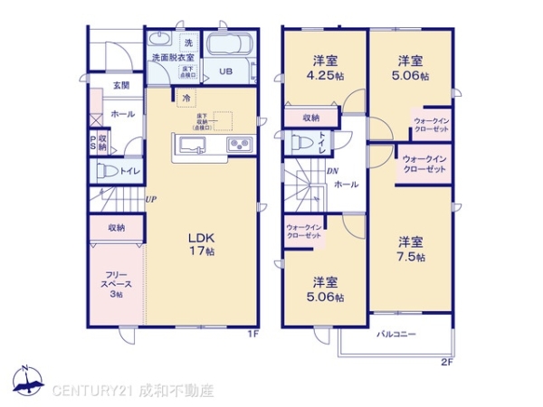 北名古屋市鍜治ケ一色西一丁目の新築一戸建