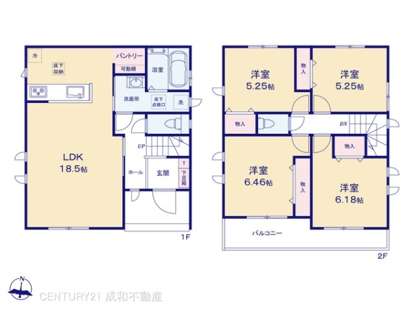 名古屋市守山区桔梗平２丁目の新築一戸建