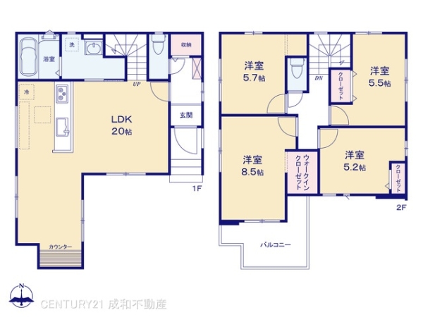 名古屋市緑区鳥澄２丁目の新築一戸建