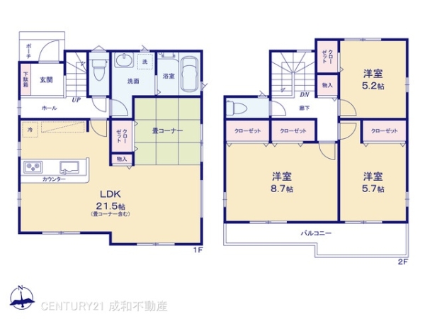 一宮市木曽川町門間字南島海の新築一戸建