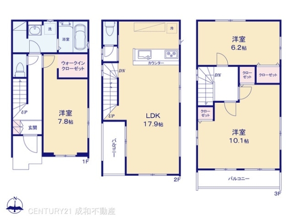 名古屋市北区下飯田町４丁目の新築一戸建