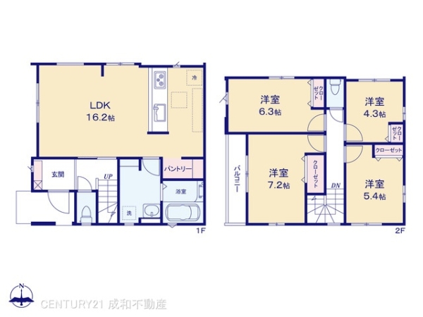北名古屋市高田寺起返の新築一戸建