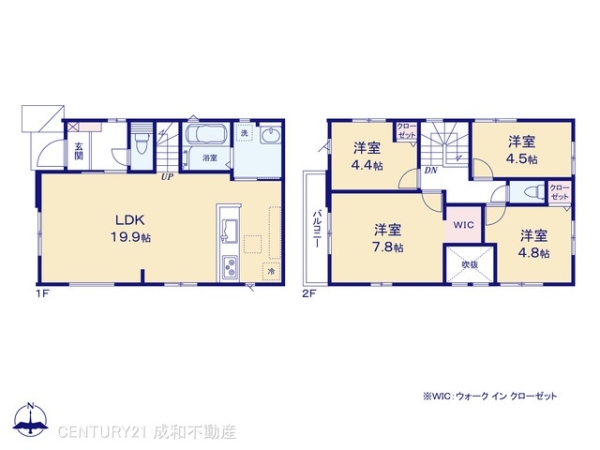北名古屋市高田寺起返の新築一戸建