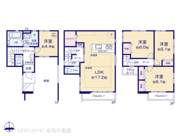 名古屋市北区城東町３丁目の新築一戸建