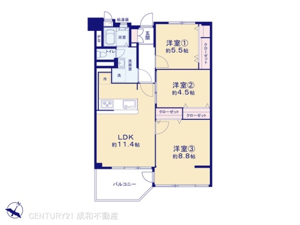 猪子石北住宅1号棟
