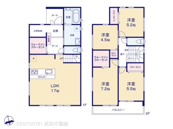 清須市西枇杷島町古城１丁目の新築一戸建