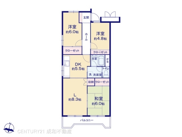 サンハイツ岡崎B棟