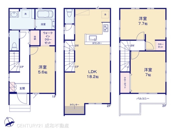 名古屋市西区枇杷島４丁目の新築一戸建