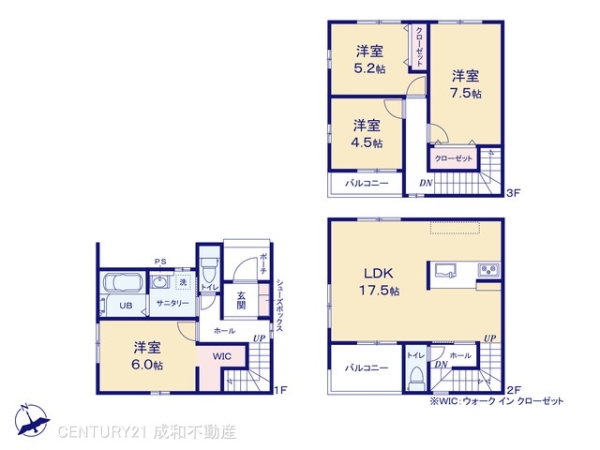 名古屋市北区上飯田東町４丁目の新築一戸建