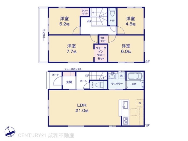 名古屋市北区上飯田東町４丁目の新築一戸建