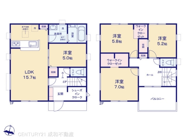 春日井市上田楽町の新築一戸建