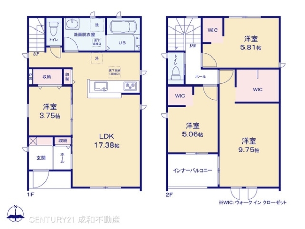 北名古屋市熊之庄六の坪の新築一戸建