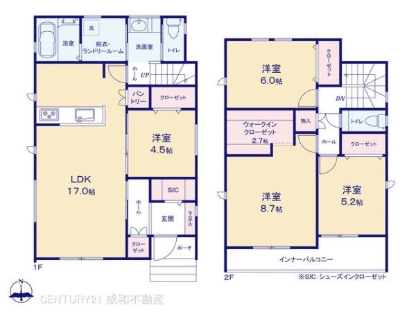 名古屋市中川区万場４丁目の新築一戸建